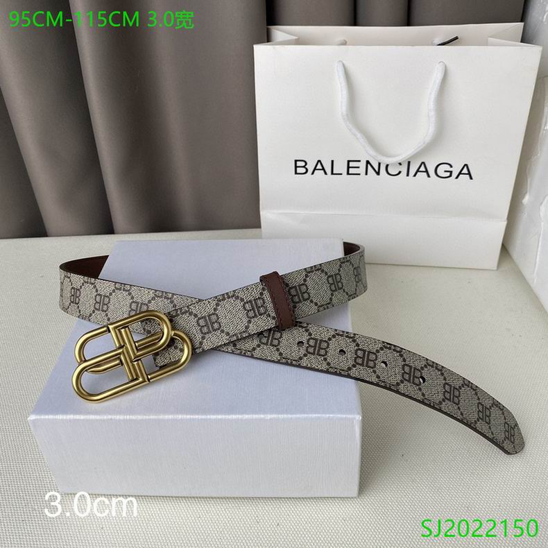 Balenciaga belt 30mmX95-115cm 7D11